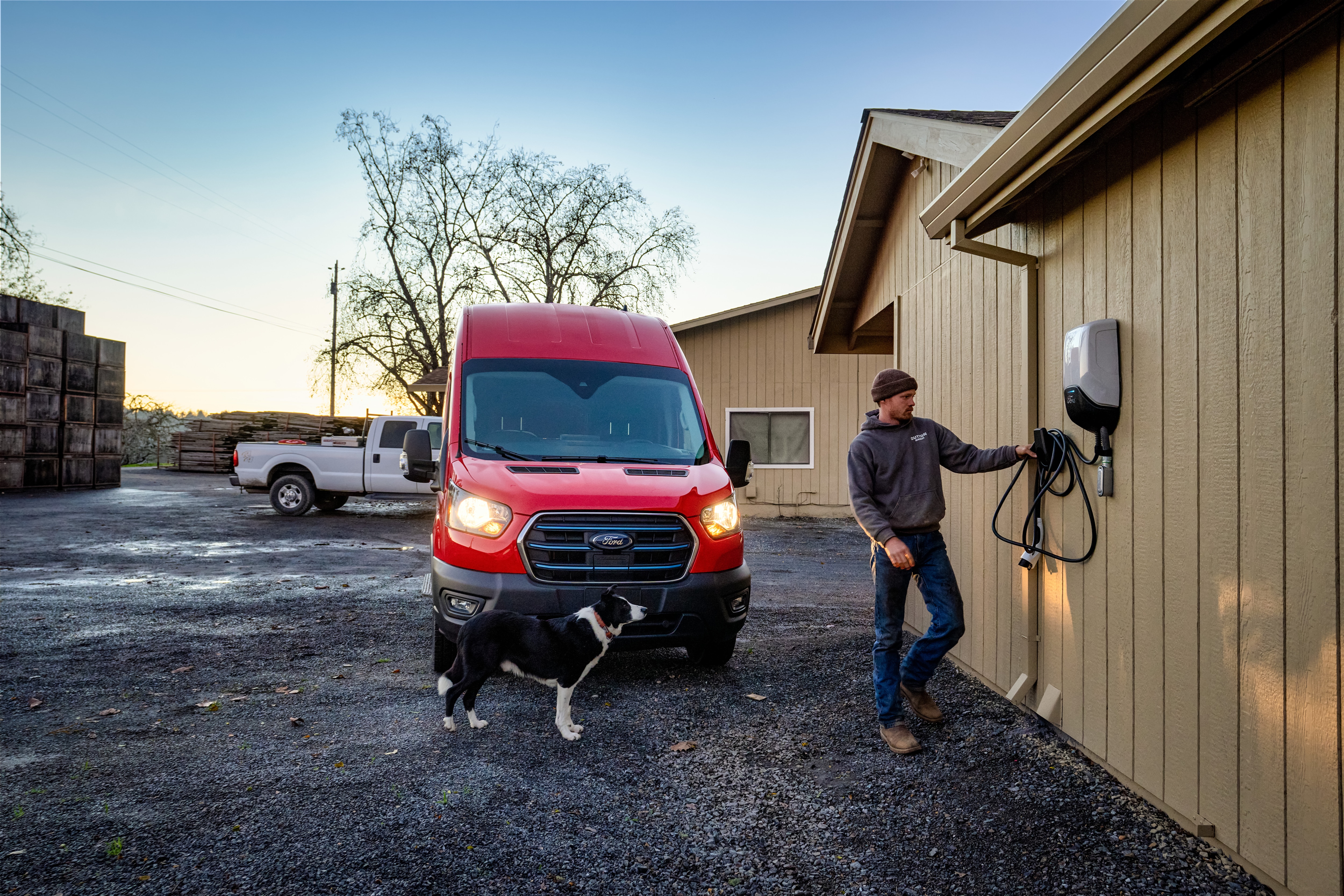 Pilot farms outfitted with Ford Pro™ Charging stations complement the solar power that has helped Sonoma earn a distinction as the most sustainable county in the country.